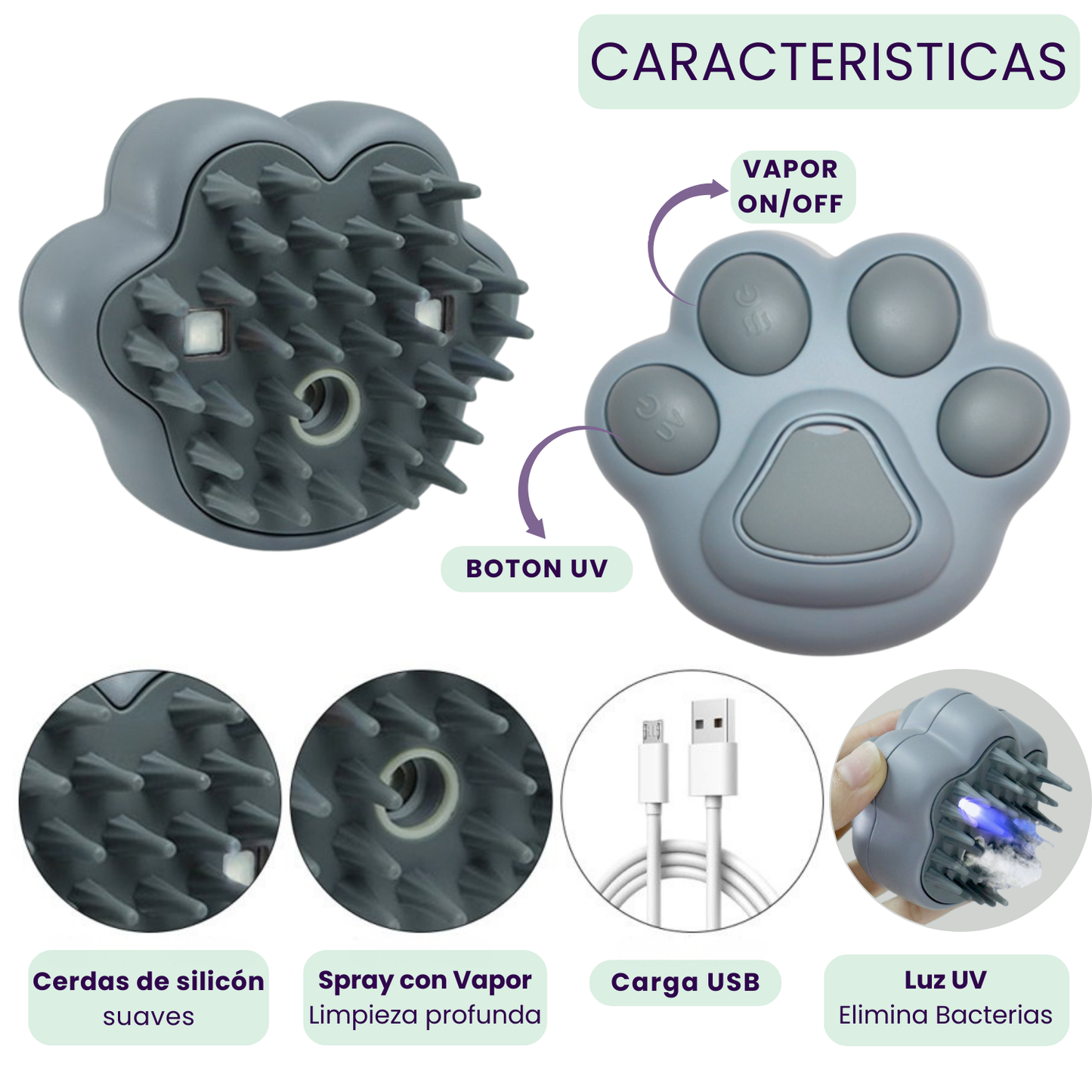 CEPILLO CON VAPOR Y ESTERILIZACION UV
