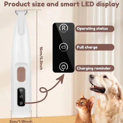 RECORTADORA DE PELO CON LUZ LED