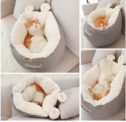 CAMA MULTIESTACIONAL PLUSH - GATOS/PERROS CH